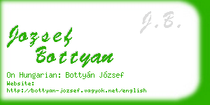 jozsef bottyan business card